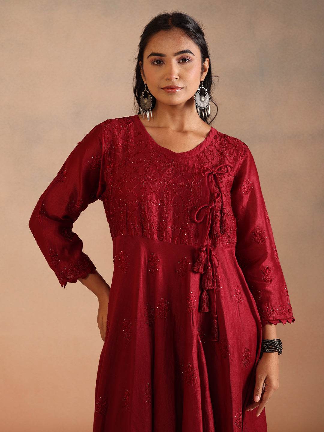 NOORZA CHANDERI ANARKALI - KRI CHIKANKARI